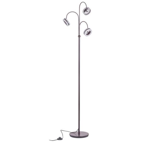 Italux Metis - Lampadaire LED Moderne Bronze, Blanc Chaud 3000K 1100lm