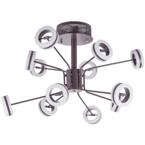 Italux Metis - Suspension LED Moderne Fixe Bronze, Blanc Chaud 3000K 4000lm