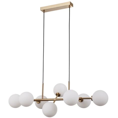 Italux Mirellio Classic 8 Light Globe Pendel-Deckenleuchte, G9