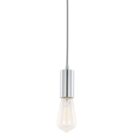 Italux Modern - Moderne Hängelampenhalter Chrom 1 Leuchte, E27