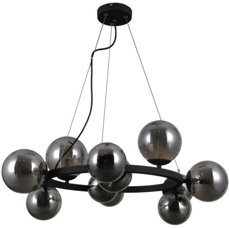 Italux Montora Moderna plafoniera a sospensione globo a 11 luci, G9