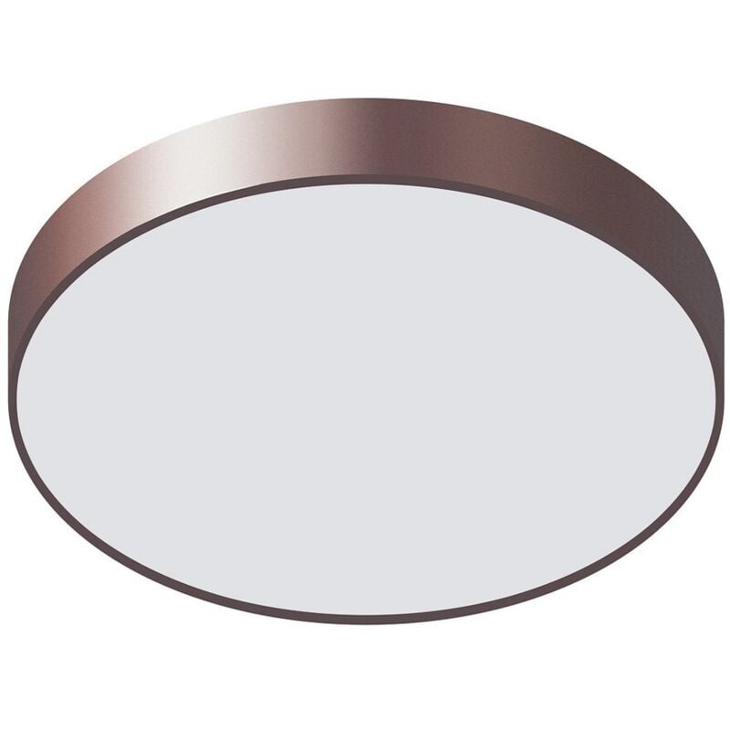 Orbital - Moderna plafoniera a led da incasso caffè, bianco caldo 3000K 1800lm - Italux