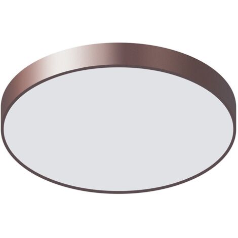 Italux Orbital - Moderna plafoniera a LED da incasso caffè, bianco caldo 3000K 3600lm