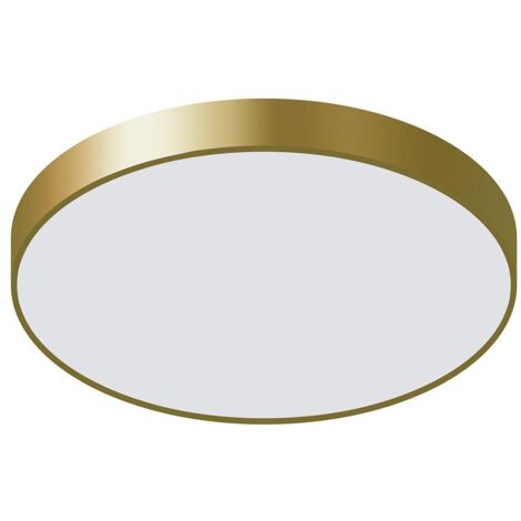 Italux Orbital - Moderne LED Flush Deckenleuchte Golden, Warmweiß 3000K 3600lm