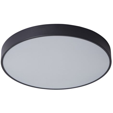 Italux Orbital - Moderne LED Flush Deckenleuchte Schwarz, Warmweiß 3000K 3600lm