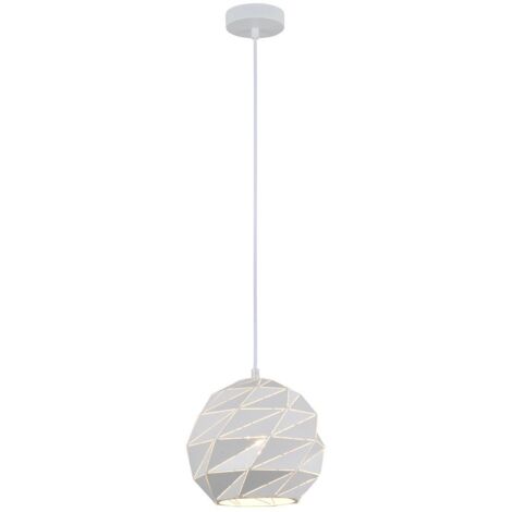 Italux Palermo - Sospensione Moderna a Sospensione Bianca 1 Luce, E27