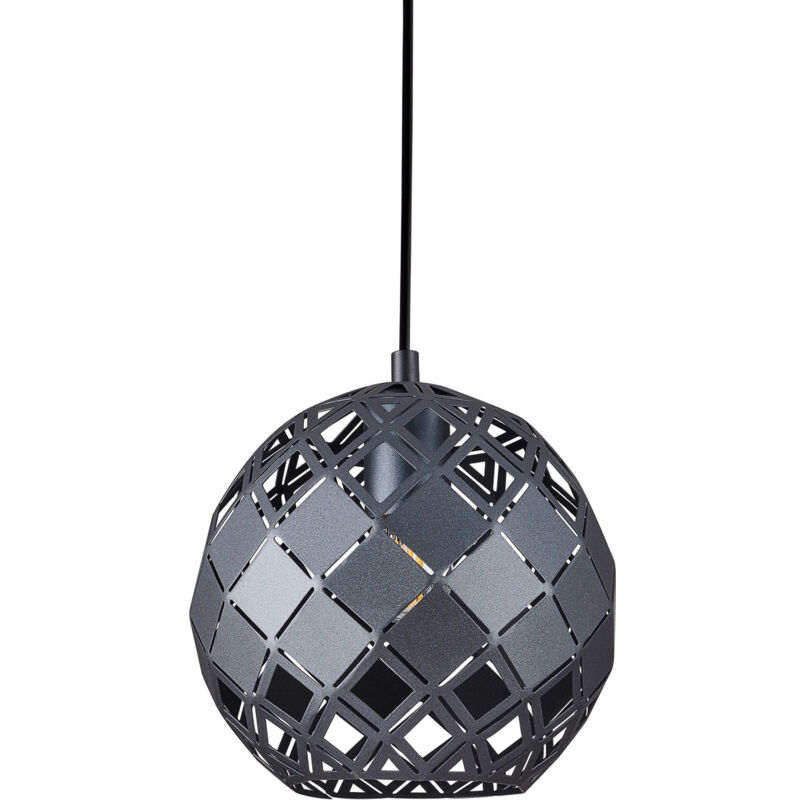 Paulela Plafonnier suspendu moderne à 1 lumière en forme de dôme, E27 - Italux