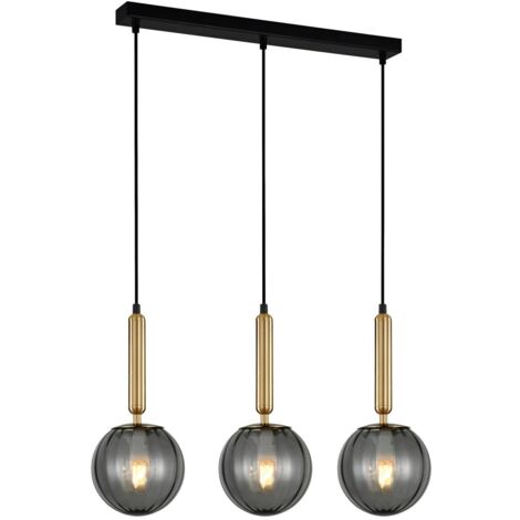 Italux Ravena Moderna lámpara colgante de techo con barra de 3 luces, LED E27