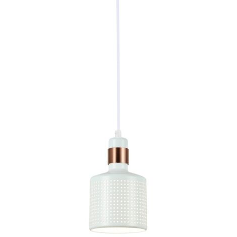 Italux Restenza - Suspension moderne blanche à 1 lumière, E27