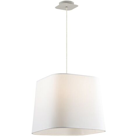 Italux Romeo - Suspension moderne blanche à 1 lumière, E27