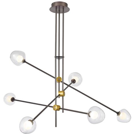 Italux Romily - Café suspendu suspendu moderne à LED, blanc chaud 3000K 1800lm
