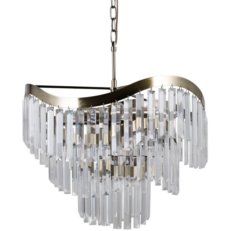 Image of Sabrig - Pendente Stilizzato Pendente Bronzo Antico 8 Luci, E14 - Italux