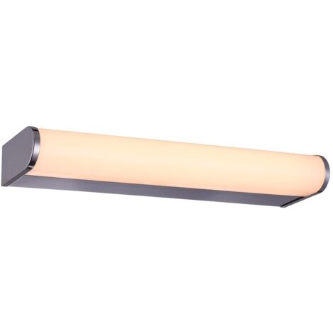 Italux Sanosti - Moderne LED Wandleuchte Chrom, Warmweiß 3000K 600lm