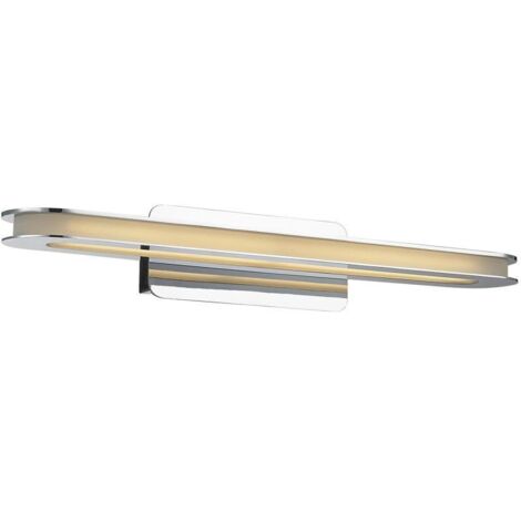 Italux Scarlett - Lámpara de pared LED moderna cromada, blanco cálido 3000K 560lm