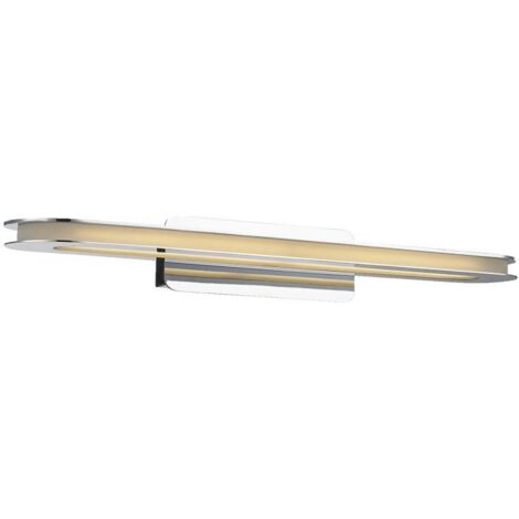 Italux Scarlett - Lámpara de pared LED moderna cromada, blanco cálido 3000K 840lm