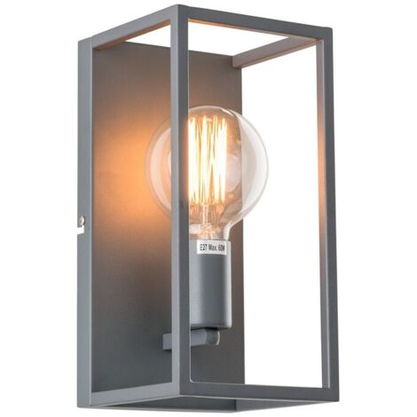 Italux Sigalo - Applique Industrielle Et Rétro Gris 1 Lumière, E27