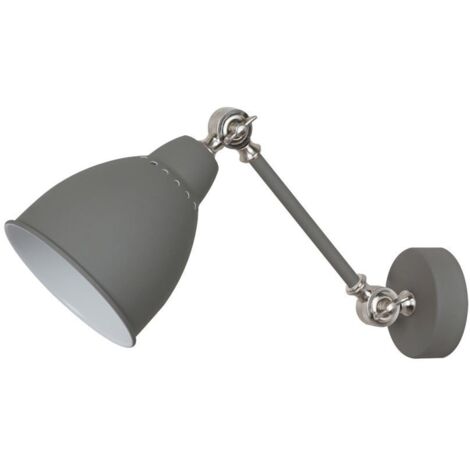 Italux Sonny - Aplique Industrial Y Retro Gris 1 Luz, E27