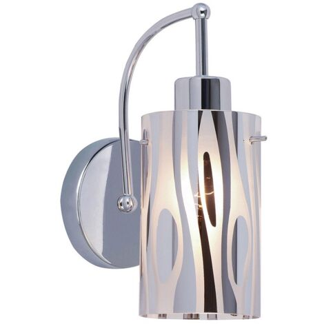 Italux Triplet - Applique Murale Moderne Chrome 1 Lumière, E27