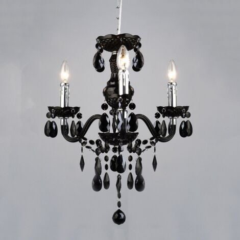 Italux Whiz - Lampadari Classici Neri 3 Luci, E14