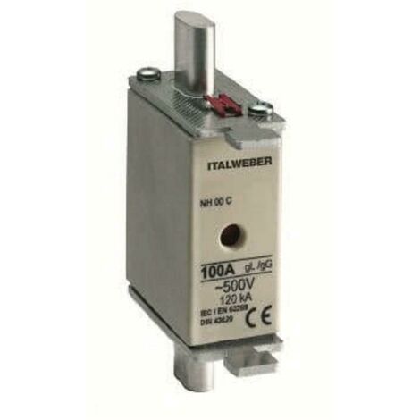 Italweber fusibile a coltello nh00c kombi gg 50a 500v 1500650