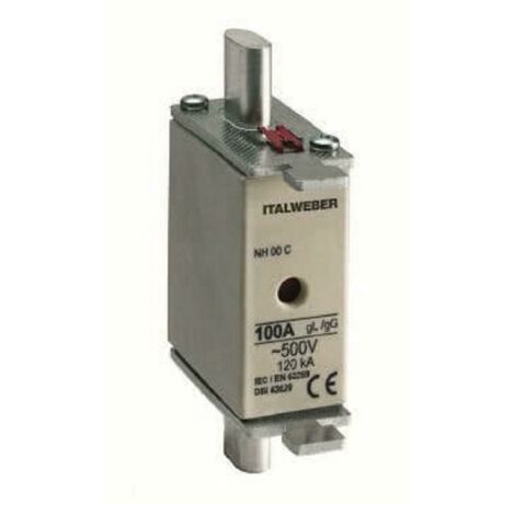 Italweber fusibile nh00c kombi gg 25a 500v 1500625