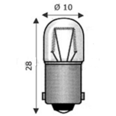 Italweber lampada ba9s 10x28 220v 3w 0911012