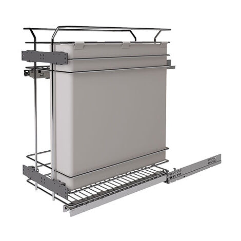 Itar – Combiné pain et bouteilles – Acier chromé – Amortisseur intégré – Hauteur 540 mm – Charge 30 kg – Fixations de façade comprises