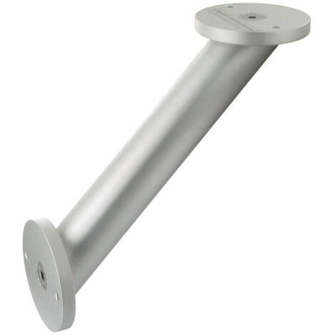 Itar – Console pour étagère en aluminium – Hauteur 205 mm – Diamètre 40 mm – Angle inclinaison 45° – Pour plateaux en bois – Finition mat