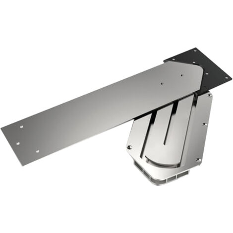 Itar – Mécanisme de rotation pour plan de travail – Fixation sur caisson – Acier zingué – Profondeur 480 à 700 mm – Épaisseur panneau 19 mm