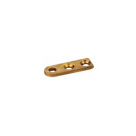 Itar – Pivot pour portail en acier – Décor laiton – Épaisseur 3 mm – Largeur 11 mm – Longueur 33 mm – Pour espaces confinés