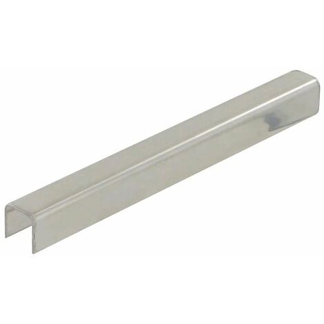 Itar – Profilé pour tube led 15mm x 2000mm – Inox 304 satin – Épaisseur 1mm – Pour applications spécifiques en rénovation