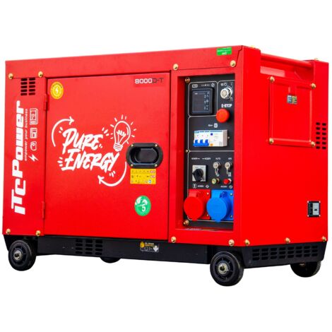 ITC POWER 8000D Diesel Stromaggregat FULL POWER 8KVA  400V/230V