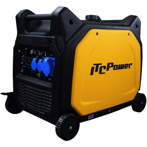 ITC POWER Inverter Stromaggregat Benzin 6500 Watt 230V mit Funkstart