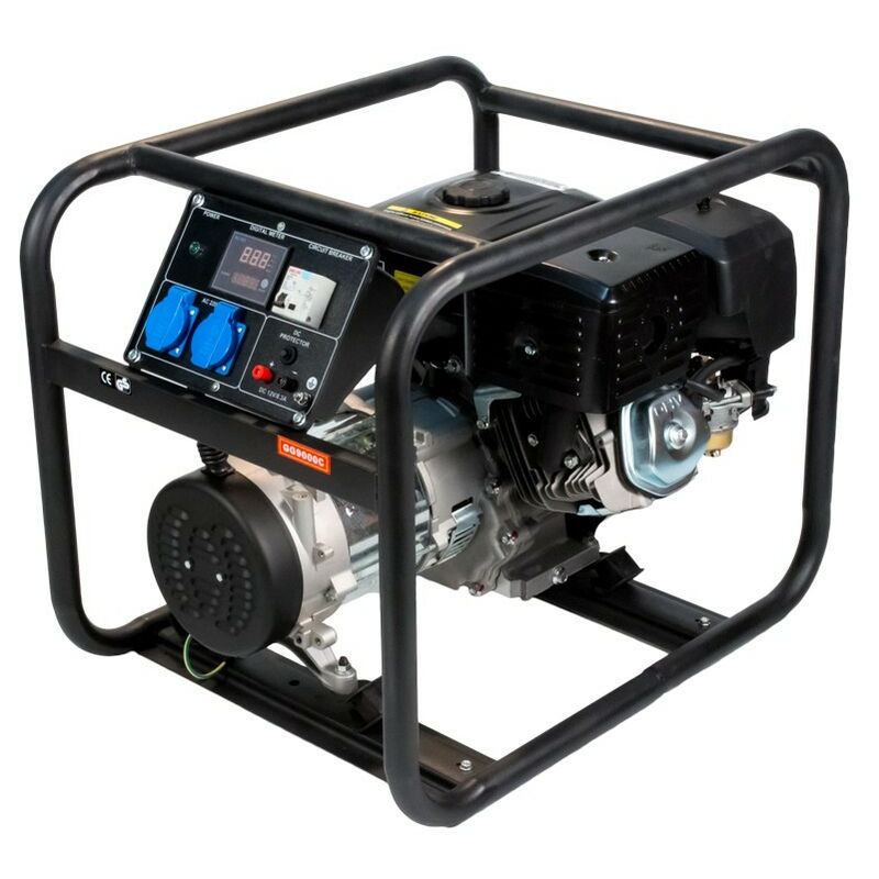 

ITCPOWER - IT-GG9000C Generador Gasolina 6,0/6,5 Kw con motor IC420E de 15 hp. Panel digital 5 funciones - Itc Power