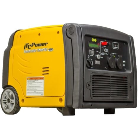 ITCPOWER - Generador Inverter 2,8/3,2 Kw. Unicamente 40 kg. Silencioso. Corriente 100% estable