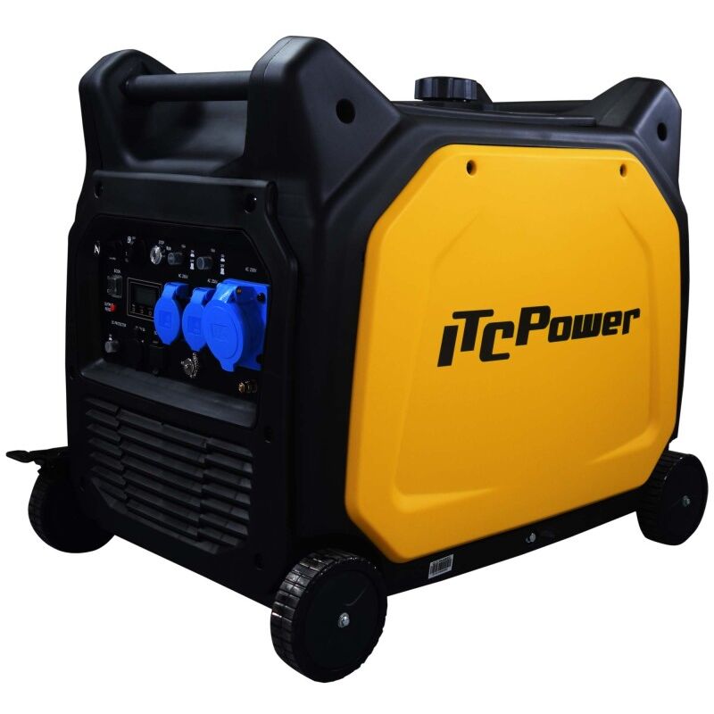 

ITCPOWER - IT-GG65EI Generador Inverter 5/5,2 Kw. Unicamente 75 kg. Silencioso. Corriente 100% estable
