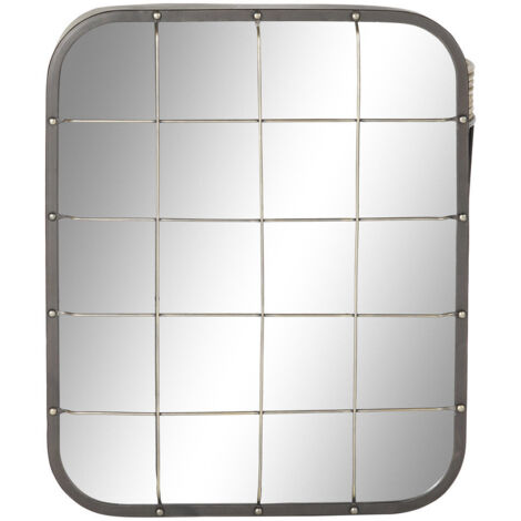 Item DKD Home Decor Miroir mural Noir Doré 45.5x7.5x55 cm