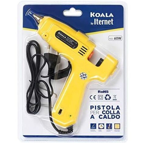 Iternet Koala Pistola Per Colla A Caldo 60W Ugello Antigoccia Stick 11mm
