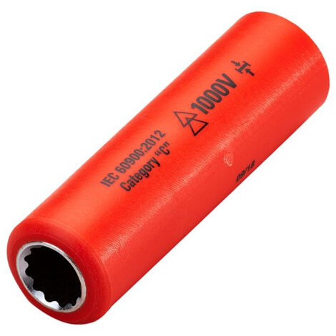 ITL Insulated 1/2in Drive Deep Socket 11mm  Durable Tool