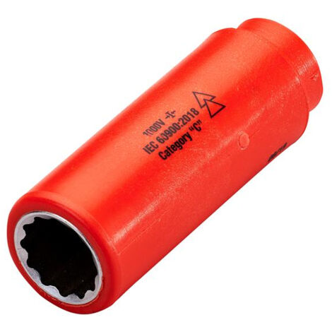 ITL Insulated 1/2in Drive Deep Socket 16mm - Lifetime Guarantee