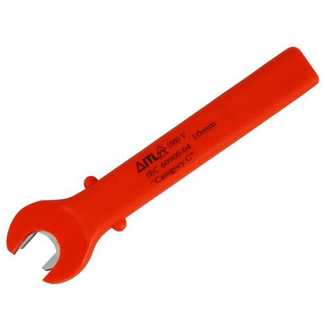 ITL Insulated UKC-00280 Totally Insulated Open End Spanner 10mm ITL00280