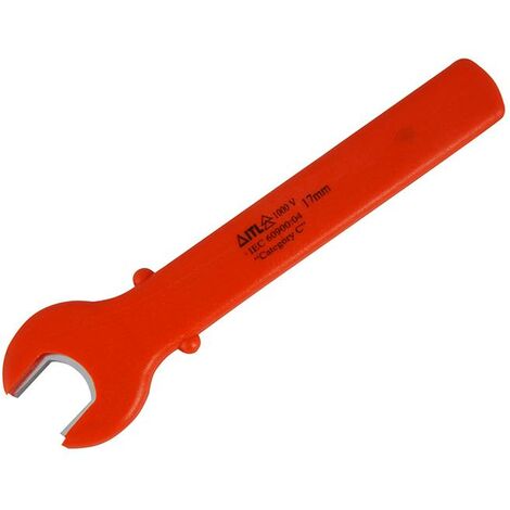 ITL Insulated UKC-00340 Totally Insulated Open End Spanner 17mm ITL00340