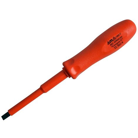 ITL Insulated UKC-01930 Insulated Engineers Screwdriver 100mm x 6.5mm ITL01930