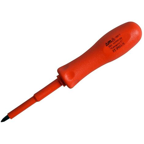 ITL Insulated UKC-02010 Insulated Screwdriver Phillips No.1 x 75mm (3in) ITL02010