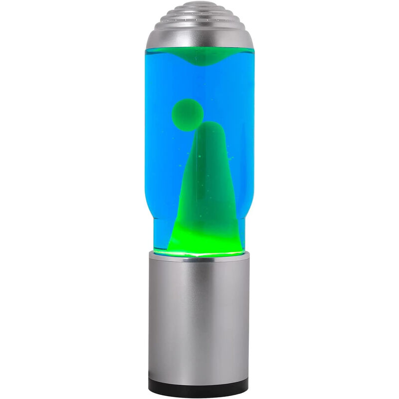 Lampe Lave 40 cm bleu/vert - Bleu - Itotal