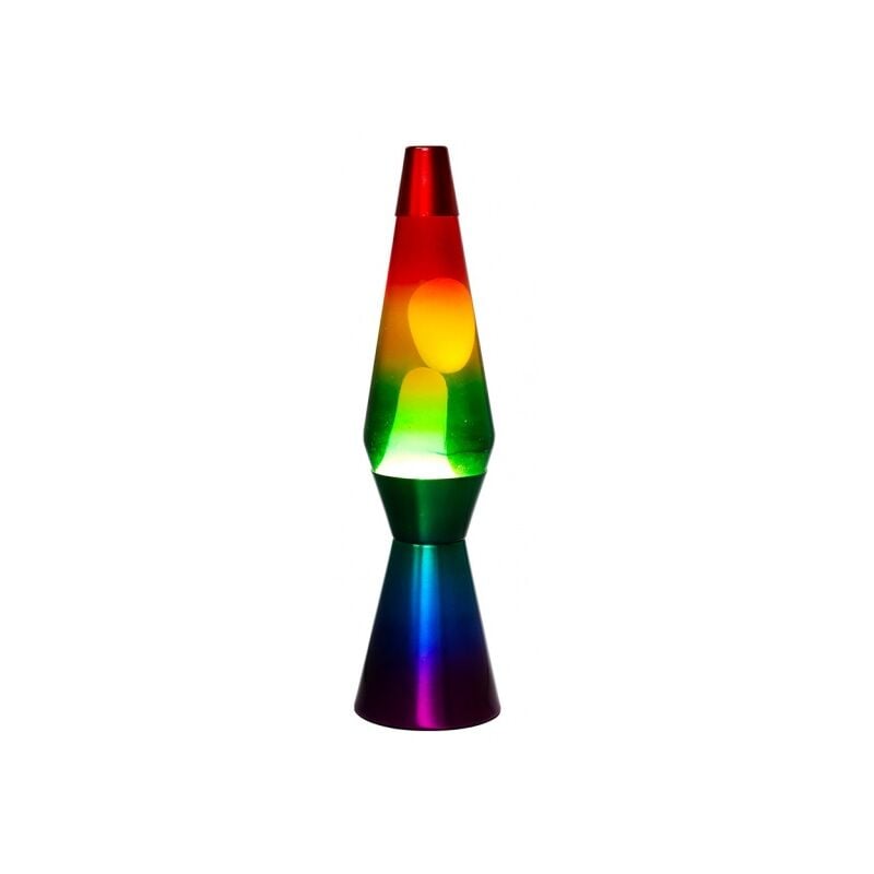 Mediawave Store - i-total - lampe à lave magma & glitter (rainbow)