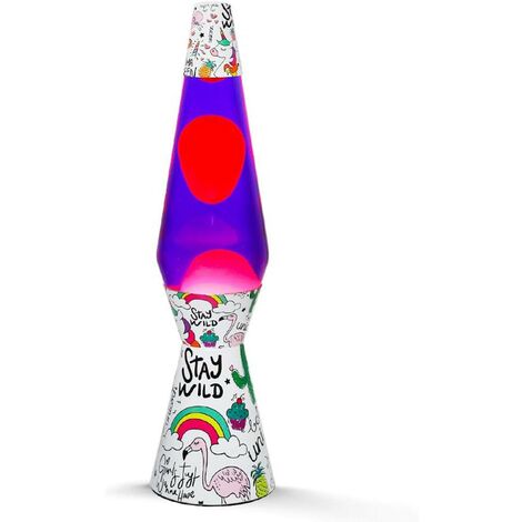 I-TOTAL ITotal XL1768 Lampe à Lave 36 cm UNICORN