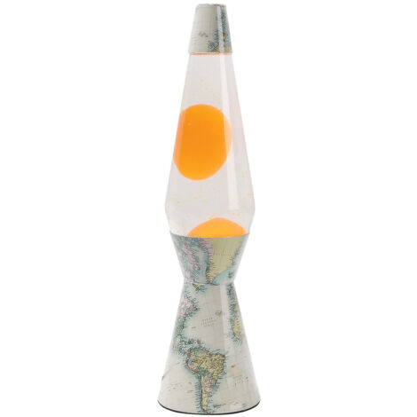ITotal XL1776 Lampe à Lave 36 cm OLD MAP