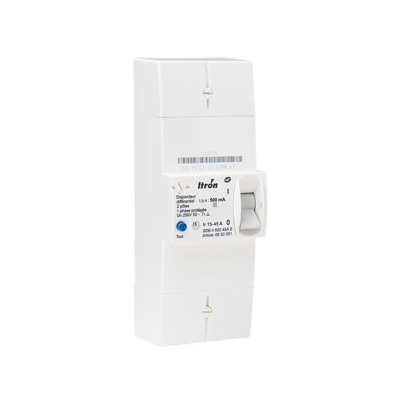 Disjoncteur edf 15/45A 230V Sélectif Itron