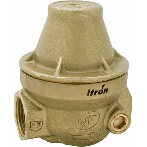 Itron – Réducteur de pression FF3/4' capot laiton – Débit 4000 L/h – Pression amont 25 bar – Norme ACS – Installation facile - ISO20FMG